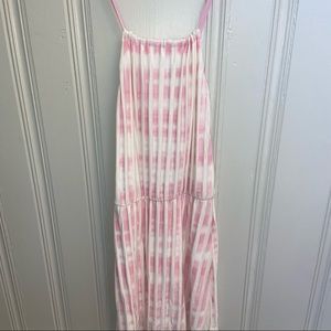 NWT area code 407 Sam Pink white washed Sundress